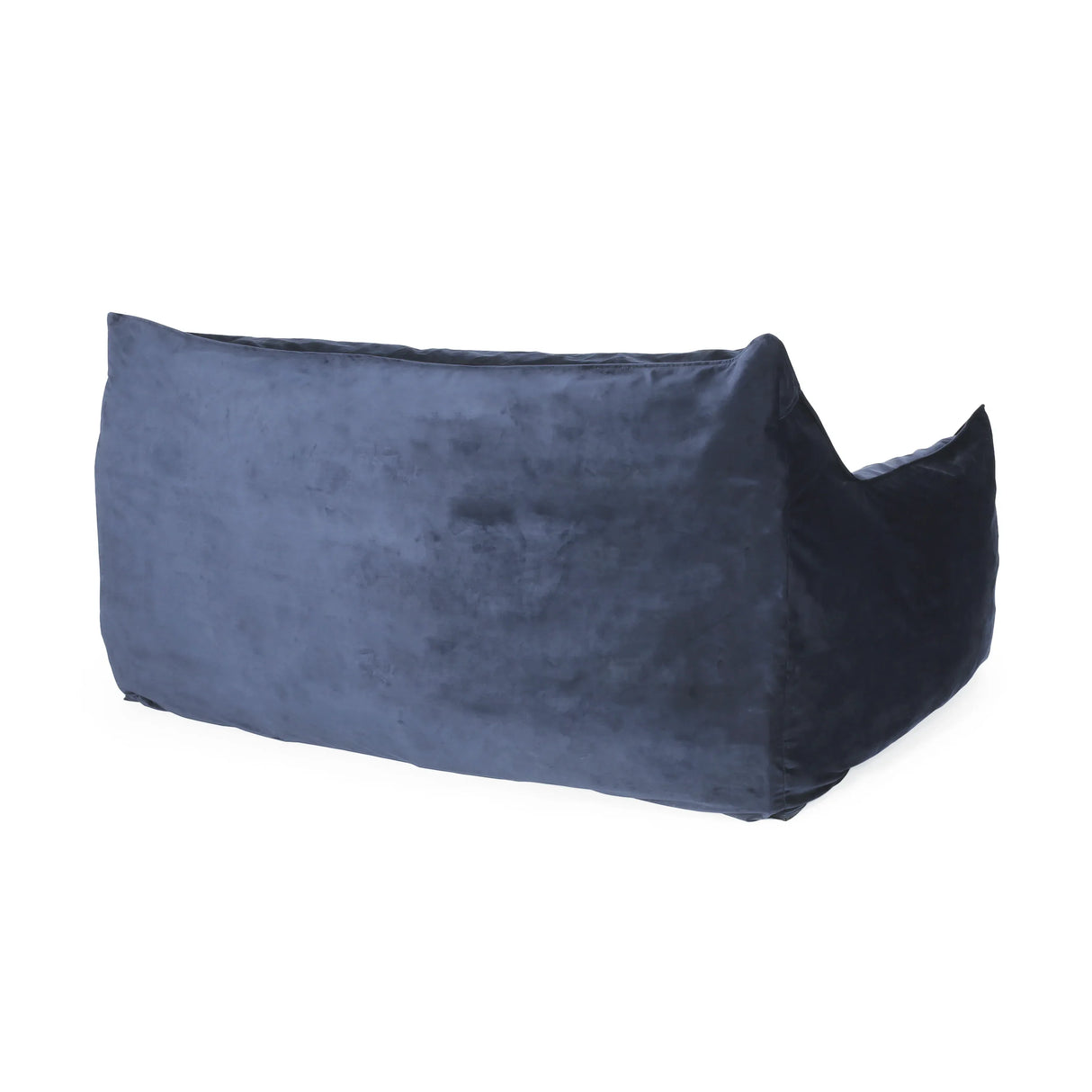 Oversized Velvet Foam Filled 2-Seater Bean Bag Chair - Omega Lifestyles