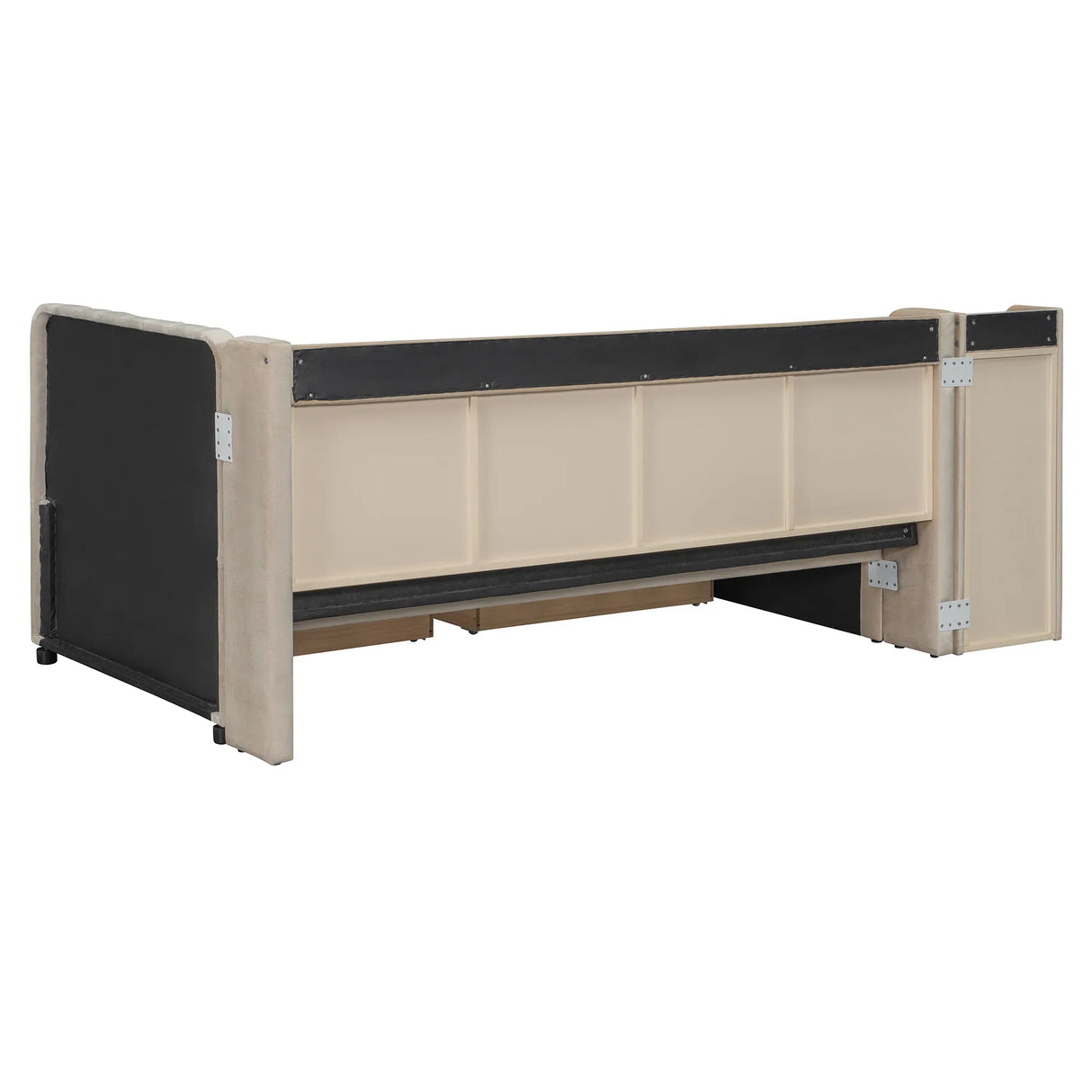 Twin Velvet Upholstered Daybed With Storage Drawers - Omega Lifestyles