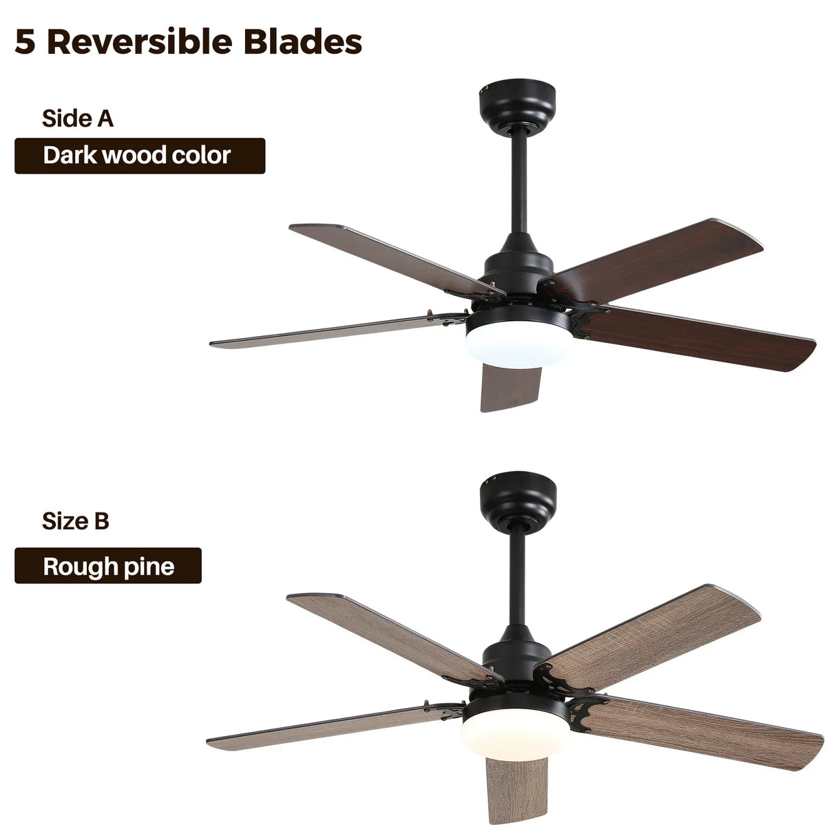 42-Inch Modern Ceiling Fan With Remote Control - Omega Lifestyles