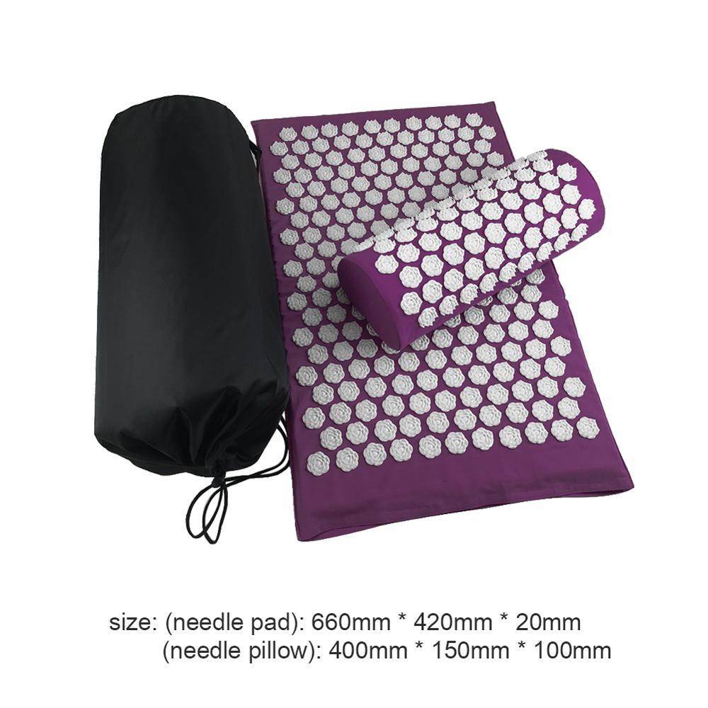 Lotus Shape Acupressure Mat Pillow Massage Set - Sleep Galleria