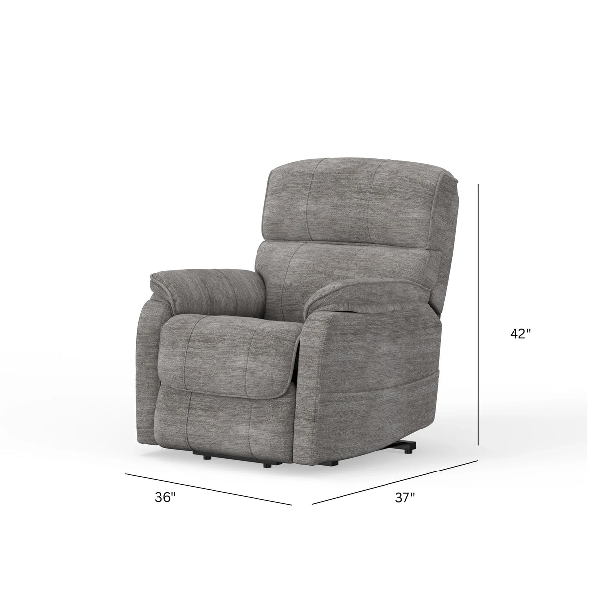 Ultra-Soft Plush Fabric Power Lift Recliner Chair - Omega Lifestyles
