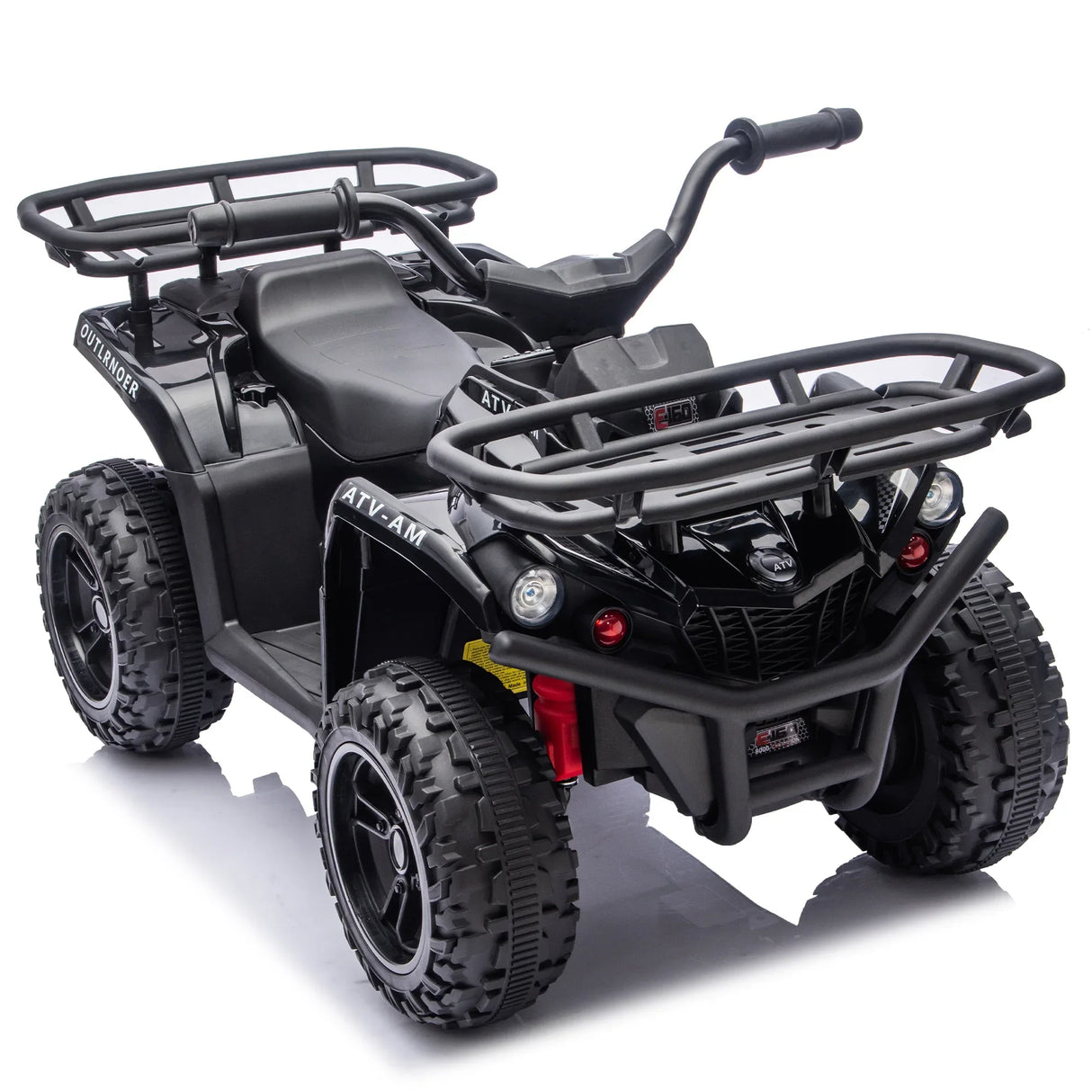 24V High-Power Kids Ride-On ATV With Storage Racks - Omega Lifestyles