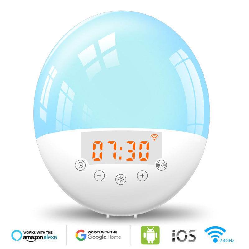 WiFi Voice Control Smart Sunrise Wake-Up Light - Sleep Galleria