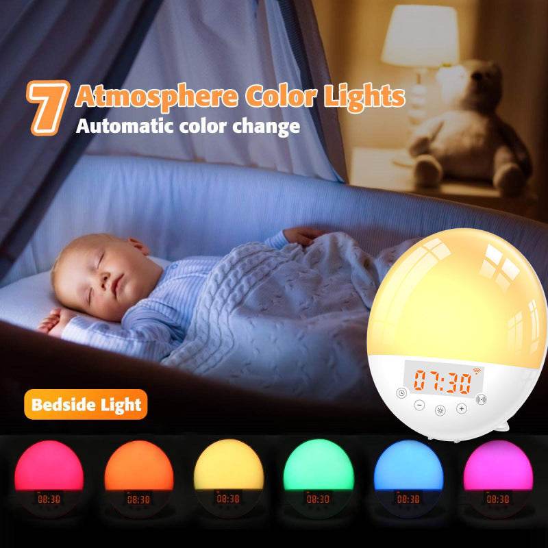 WiFi Voice Control Smart Sunrise Wake-Up Light - Sleep Galleria