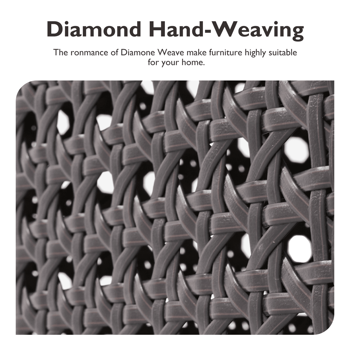 Diamond Weave Outdoor Sectional Furniture Set With Cushions - Omega Lifestyles