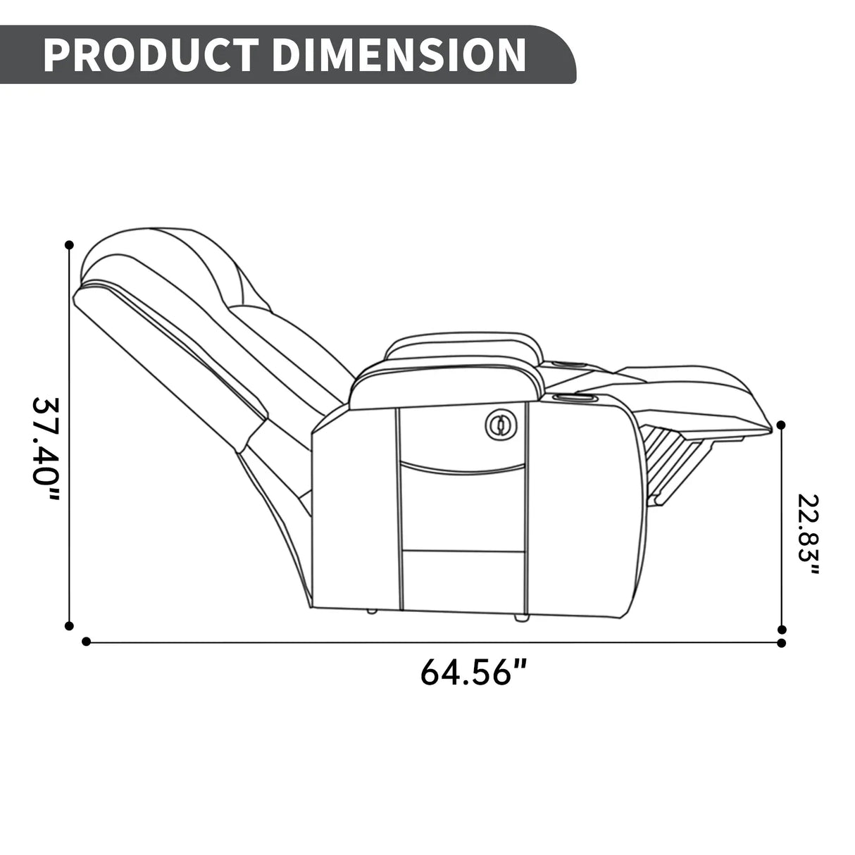 Beige PU Leather Power Lift Massage Recliner Chair - Omega Lifestyles