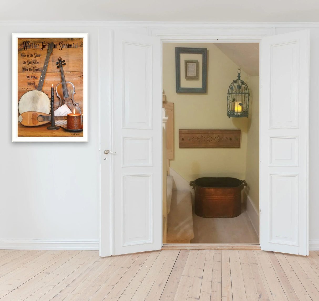 Multicolor Paper Ready To Hang Framed Print Artwork - Omega Lifestyles