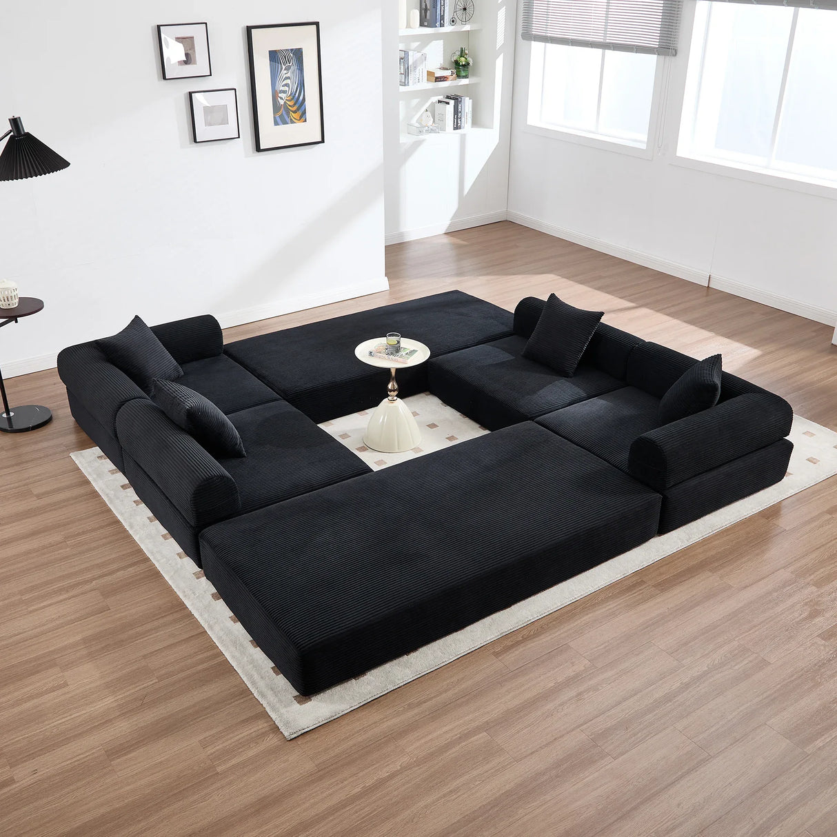 Convertible Corduroy Memory Foam Folding Sofa Bed - Omega Lifestyles