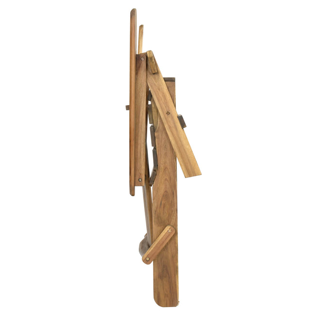 Acacia Wood Foldable Rustic Outdoor Adirondack Chair - Omega Lifestyles