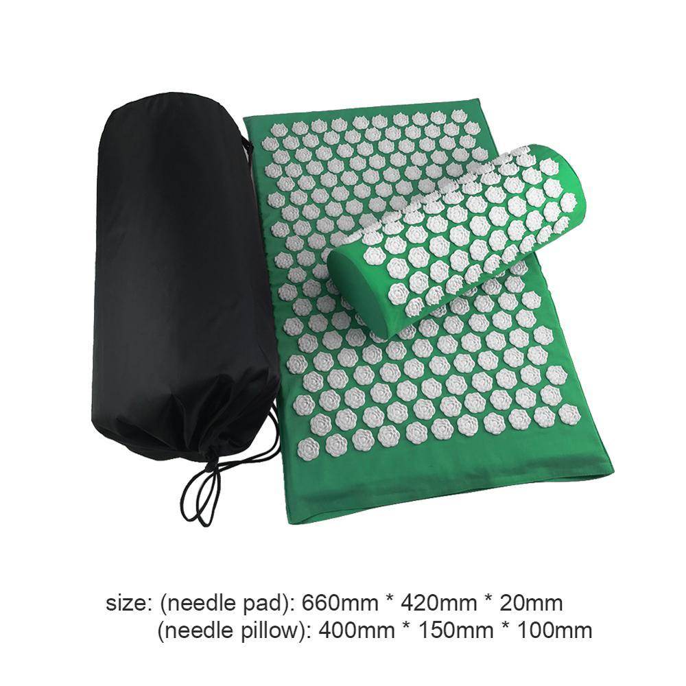 Lotus Shape Acupressure Mat Pillow Massage Set - Sleep Galleria