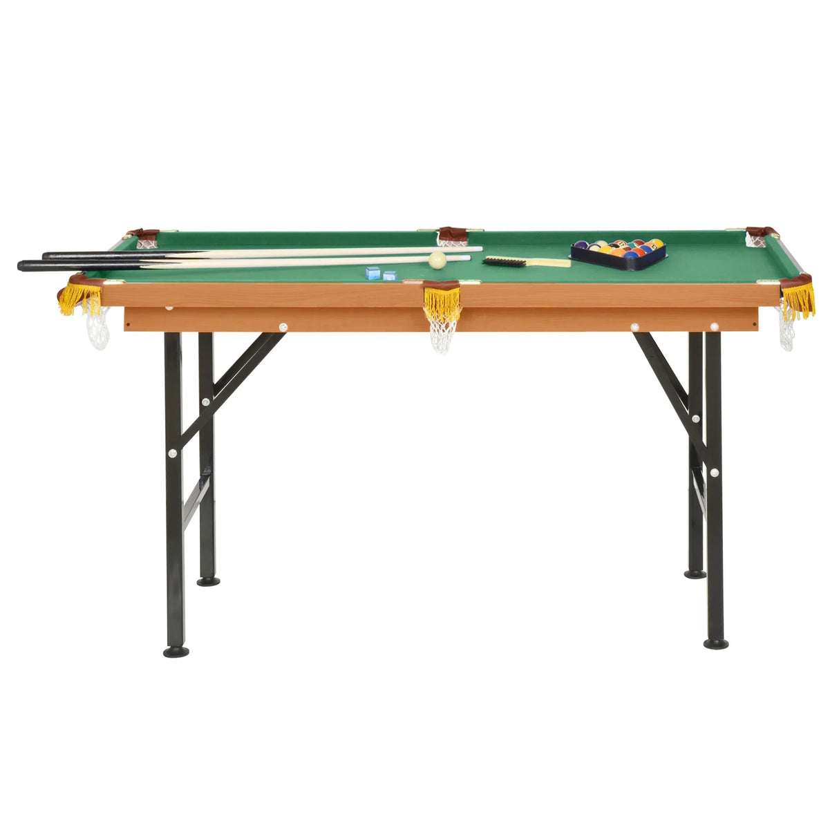 Portable Folding Miniature Billiards Pool Table With Full Set - Omega Lifestyles