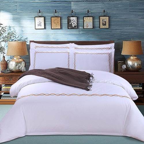 Four-Piece Pure Cotton Twill Comforter Set - Sleep Galleria