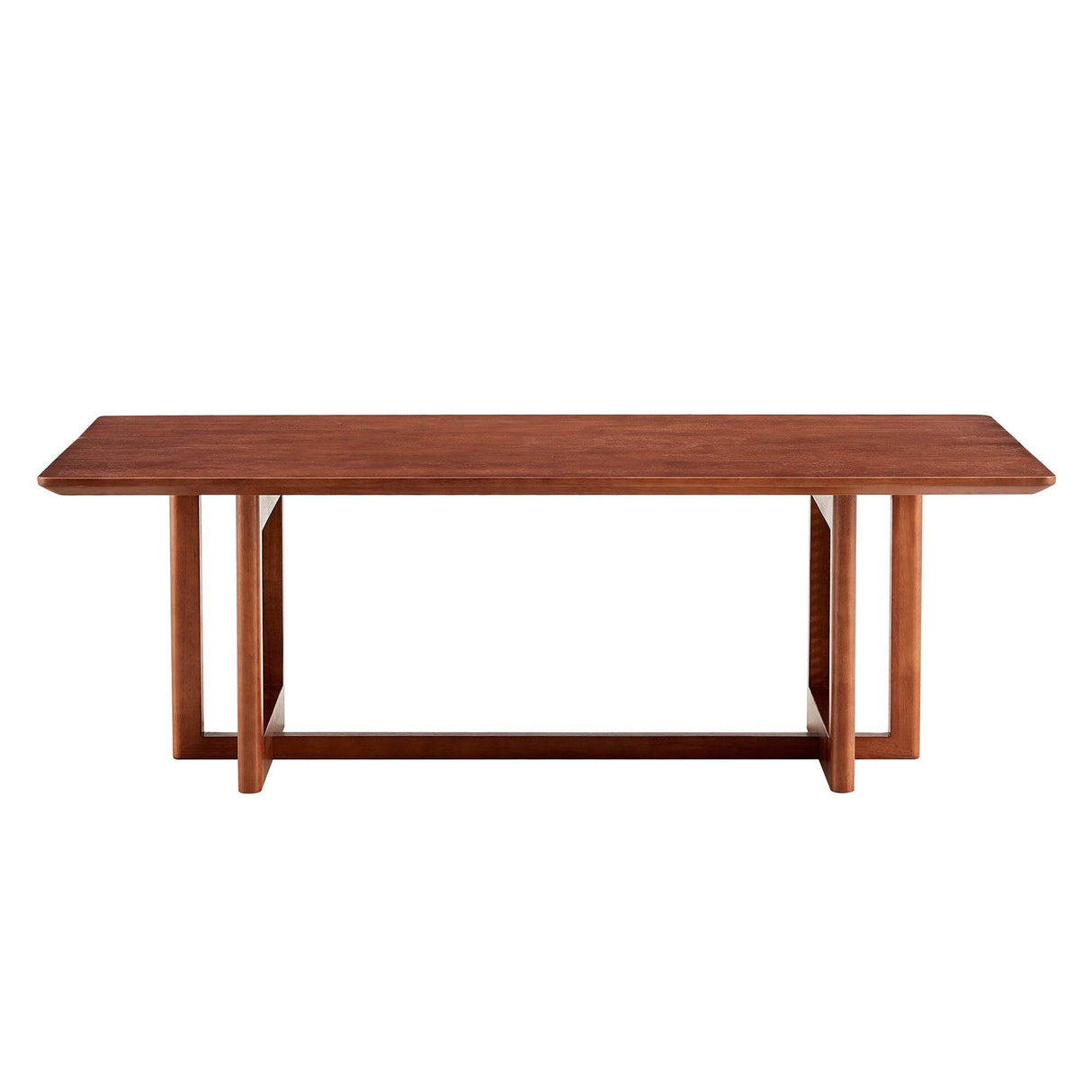 Imitation Rattan And Solid Wood Rectangular Coffee Table - Omega Lifestyles