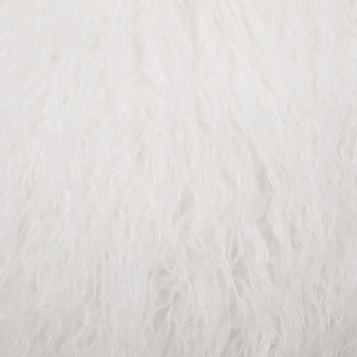 Rounded Faux Fur Foam Filled Bean Bag Chair - Omega Lifestyles