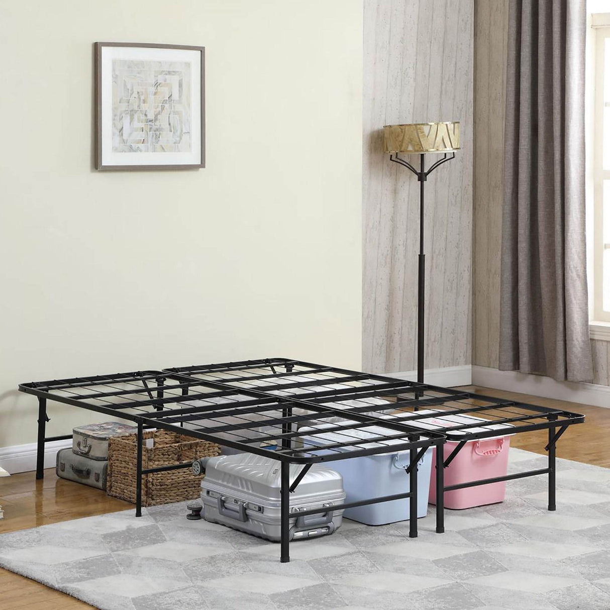 Heavy Gauge Steel Queen Mattress Support Frame