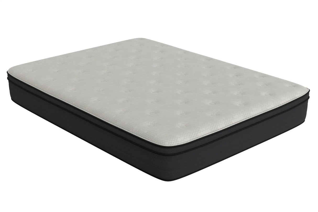 Twin Medium 12-Inch Euro Top Hybrid Memory Foam Mattress - Omega Lifestyles