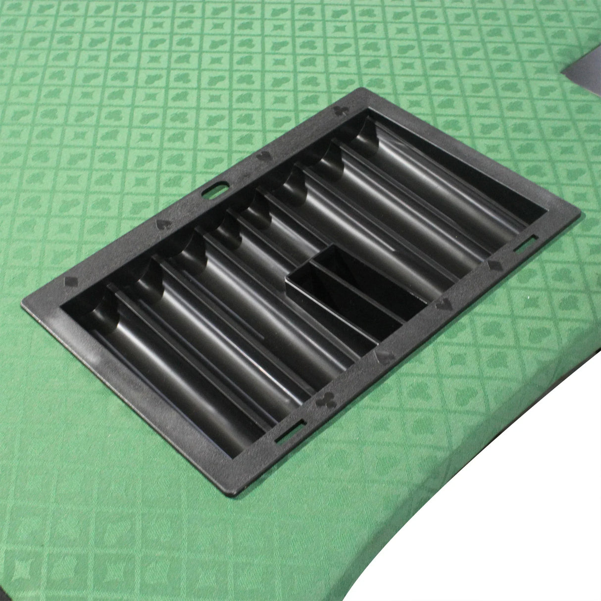 Premium 96-Inch Oval Poker Table With Cup Holders - Omega Lifestyles