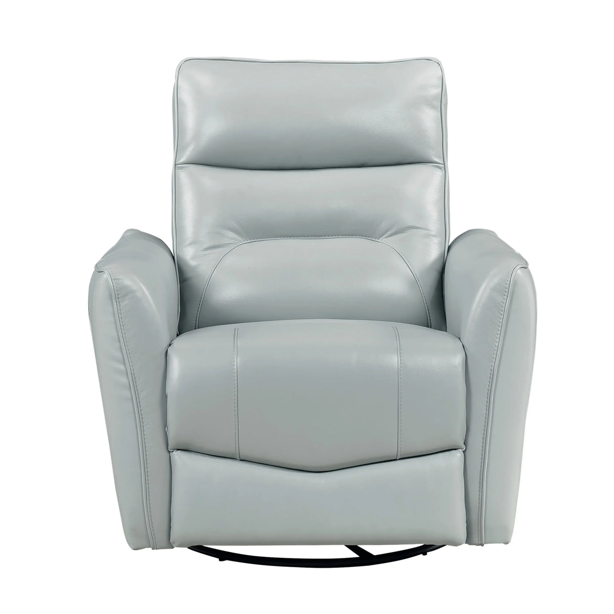 Top Grain Leather Swivel Recliner Chair With Glide - Omega Lifestyles