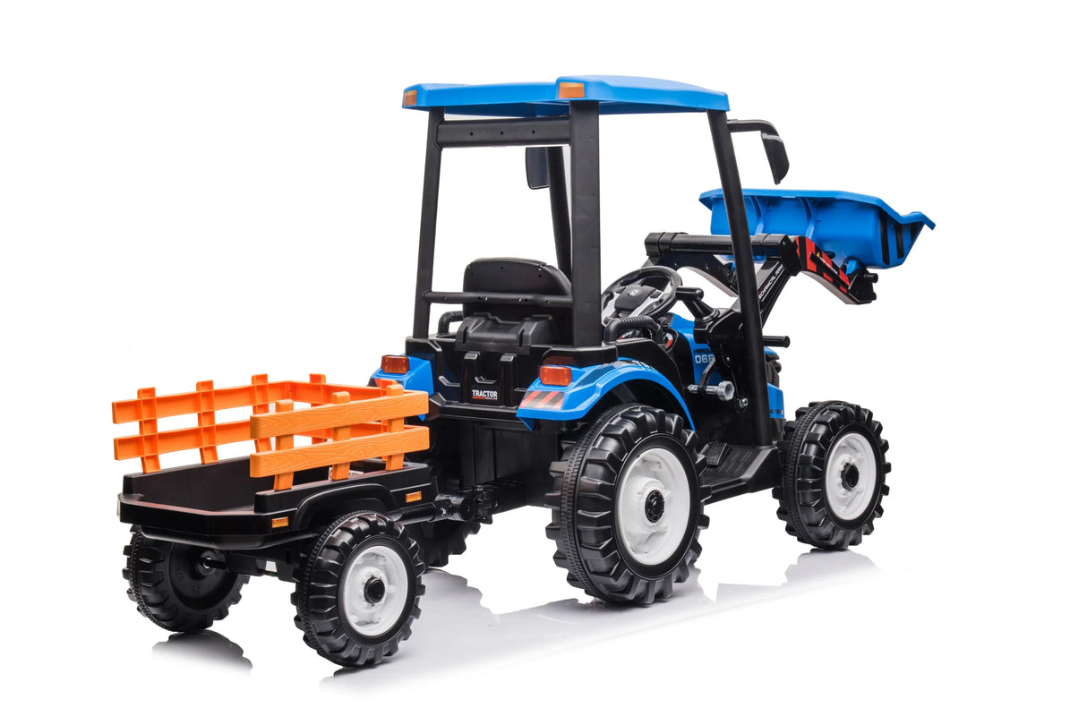 24V Kids Remote Control Ride On Pedal Tractor - Omega Lifestyles