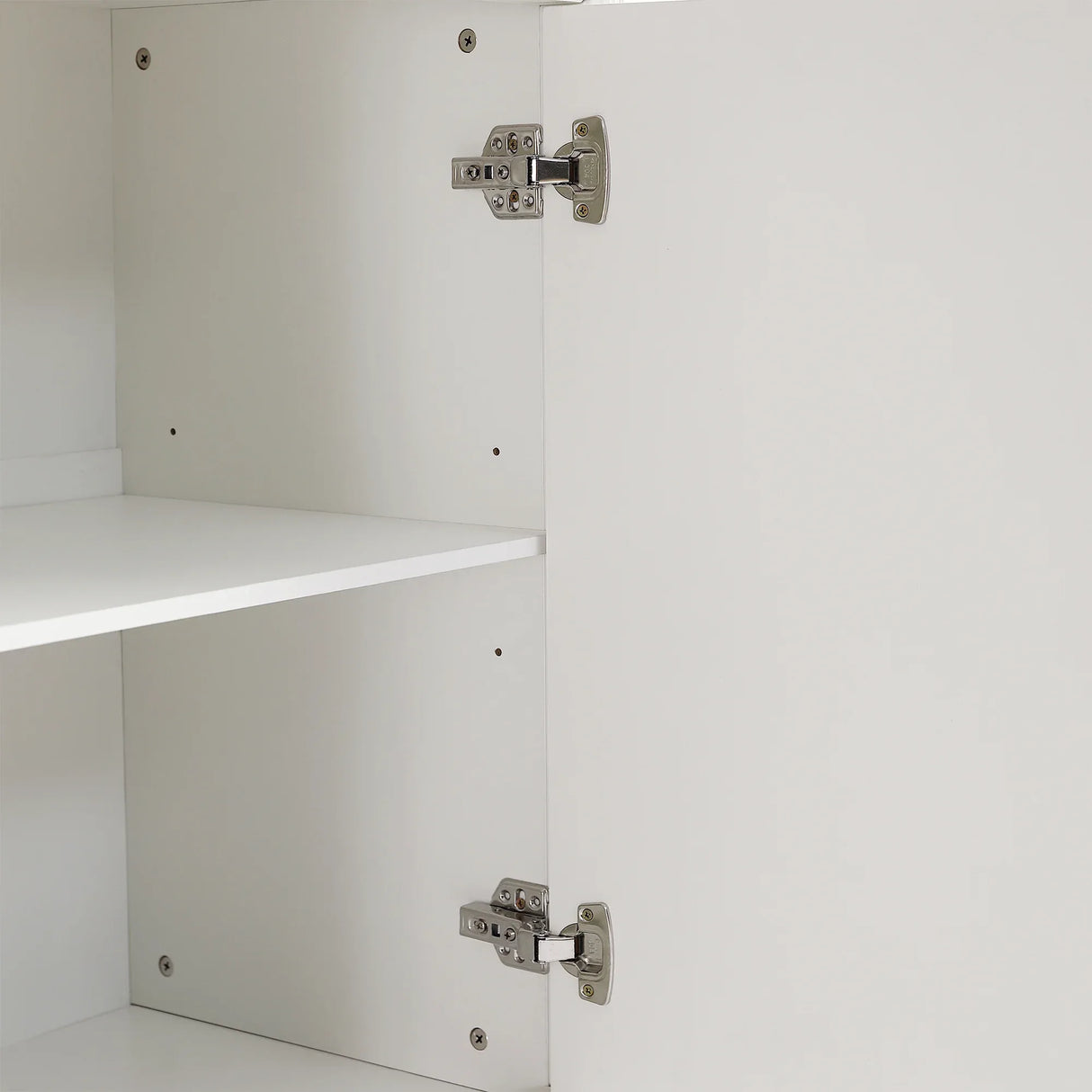 Modern White Particle Board MDF TV Stand Cabinet - Omega Lifestyles