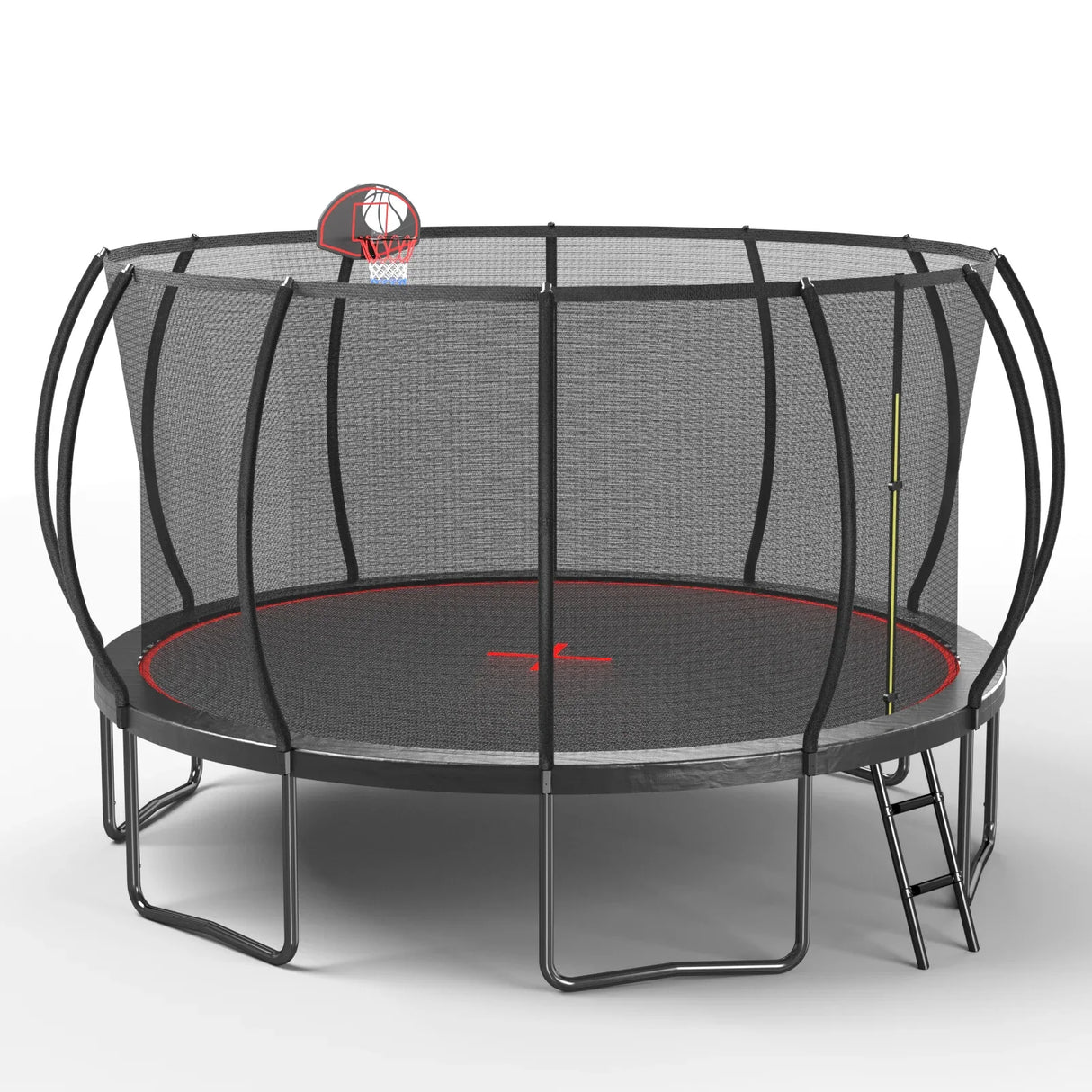 16-Foot Outdoor Galvanized Steel Garden Trampoline - Omega Lifestyles