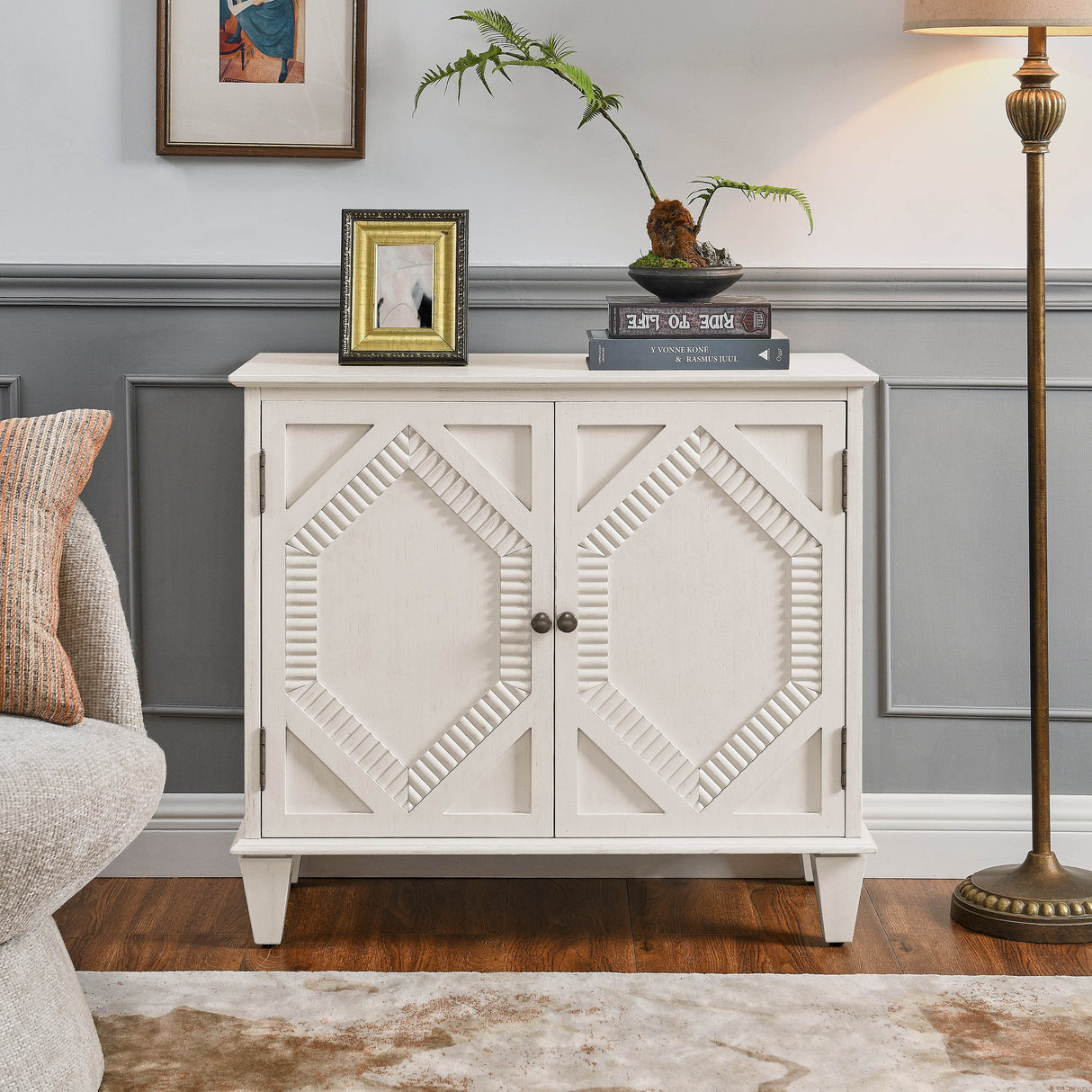 Mid Century Modern Retro Wooden Sideboard Cabinet - Sleep Galleria