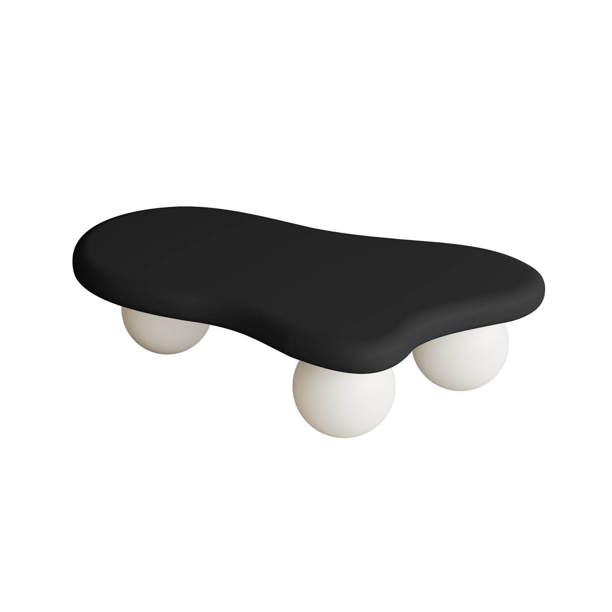 Modern 40-Inch Cloud Shaped Lacquered Coffee Table - Sleep Galleria