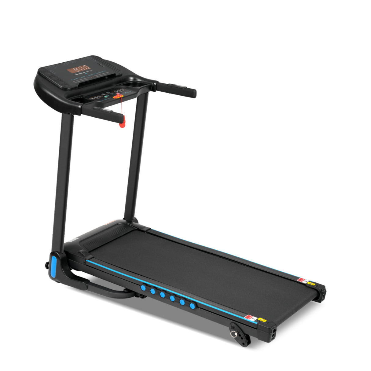 Foldable Hydraulic Incline Treadmill With Bluetooth Speaker