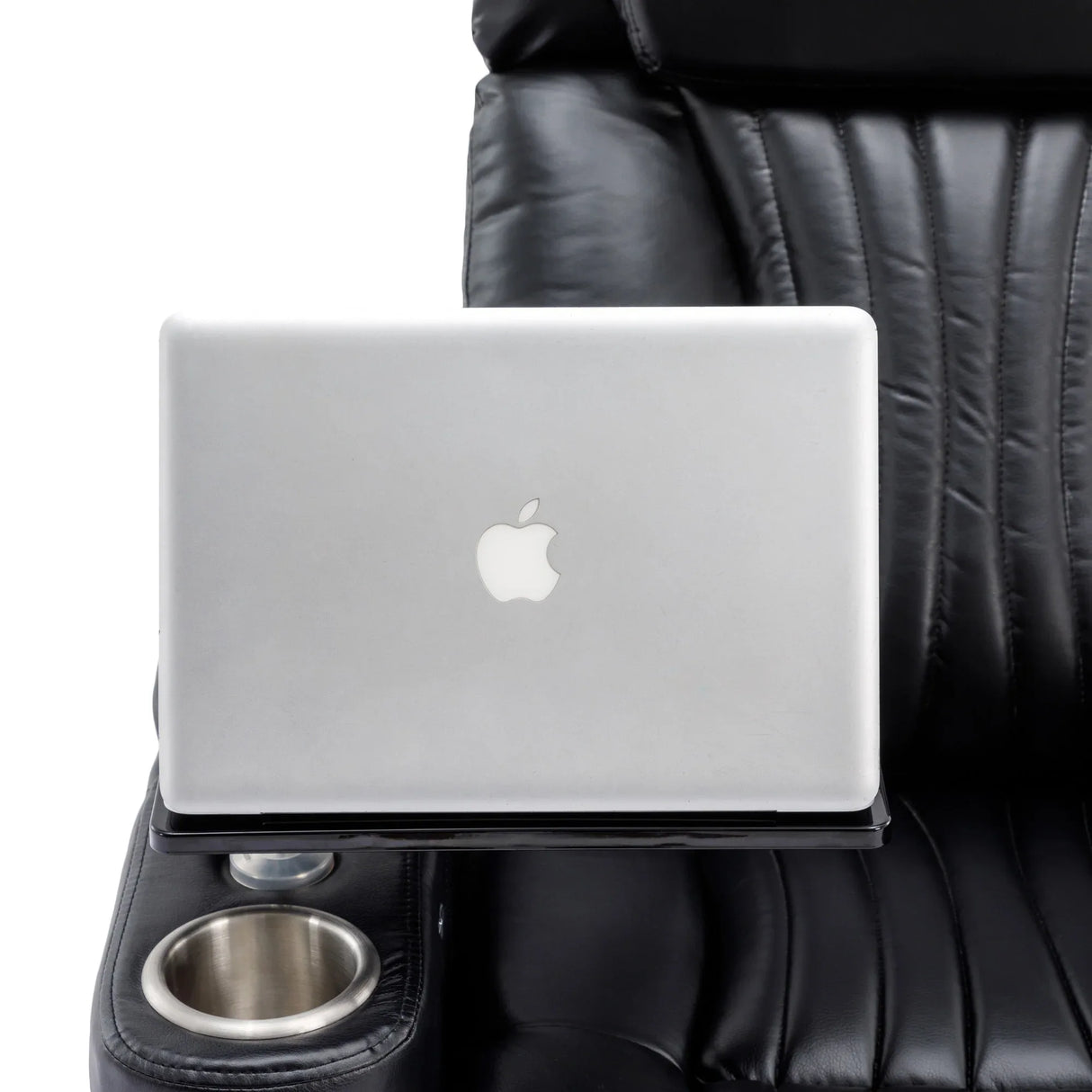 Power Swivel PU Leather Recliner Chair With Tray Table - Omega Lifestyles