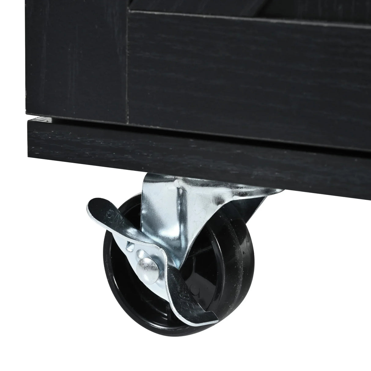 Farmhouse Kitchen Island Cart With Power Outlet - Omega Lifestyles