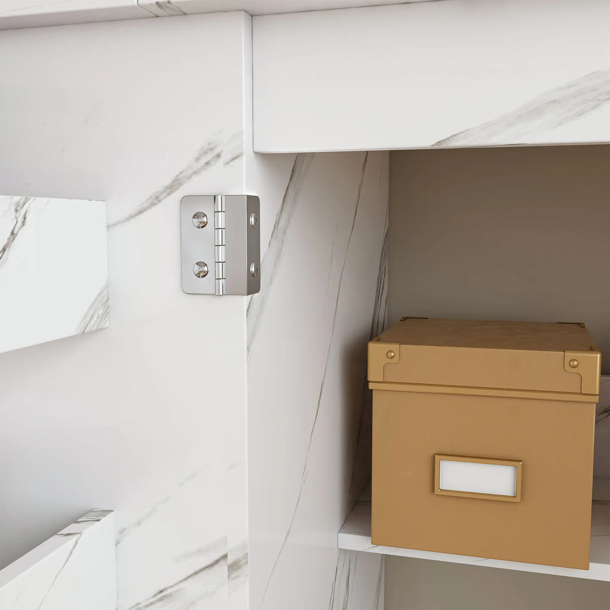 Foldable Adjustable Sewing Machine Table With Storage Cabinet - Omega Lifestyles