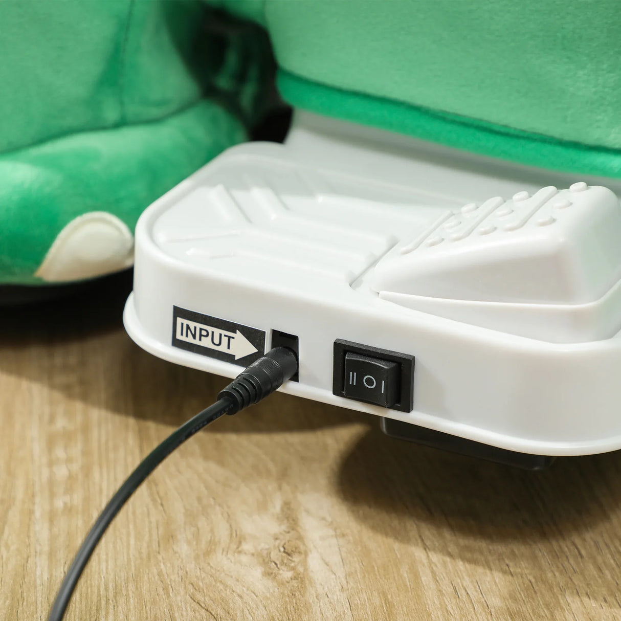 6V Triceratops Electric Ride-On Horse With Music - Omega Lifestyles