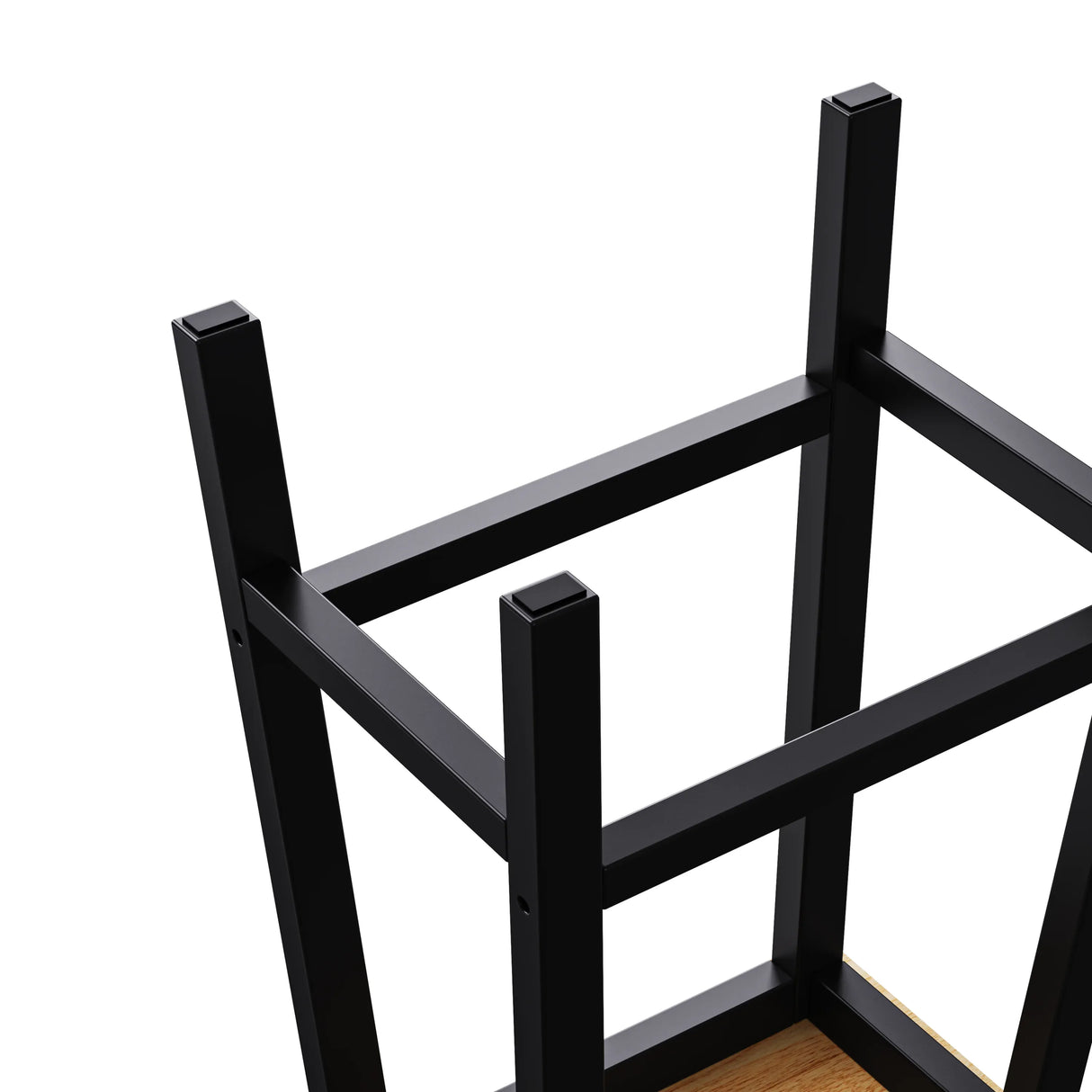 Large Kitchen Island Storage Cart With Bar Stools and Power Outlet - Omega Lifestyles