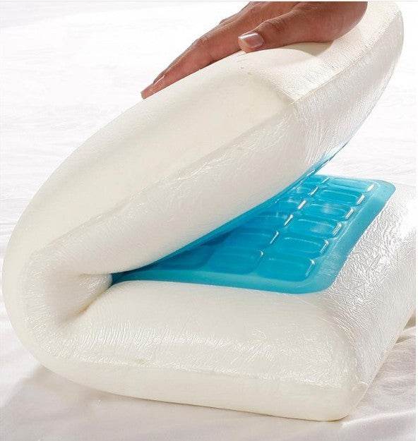 Slow Rebound Memory Foam Cooling Pillow With Cotton Cover - Sleep Galleria