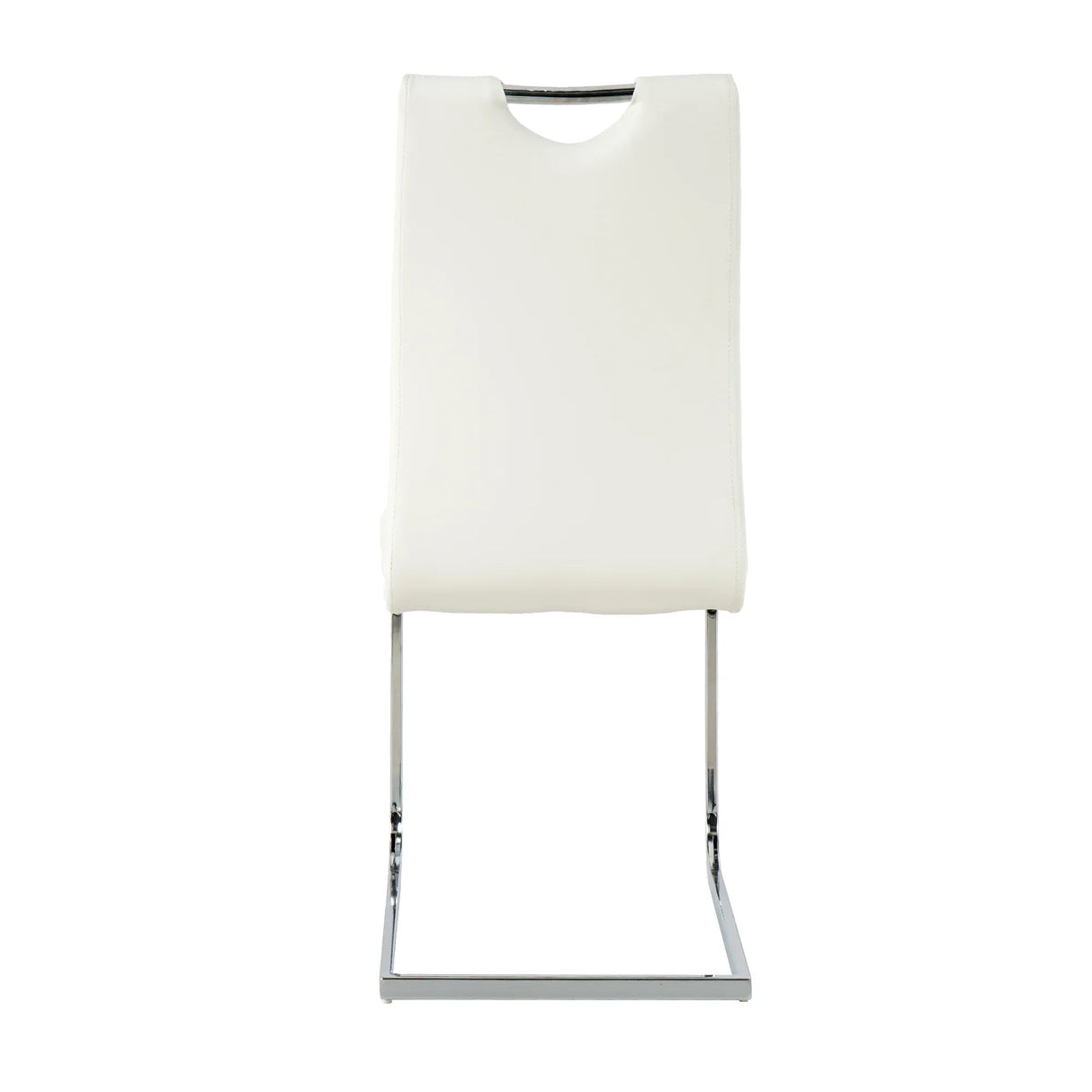 Modern Glass Dining Table With Stainless Steel Base Set - Omega Lifestyles