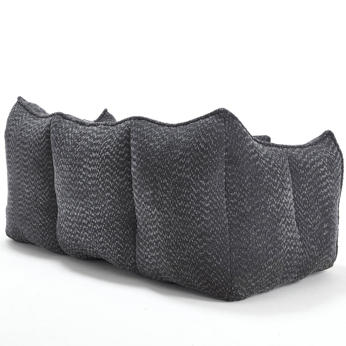 Dual Chenille Bean Bag Chair With High Resilience Foam - Omega Lifestyles