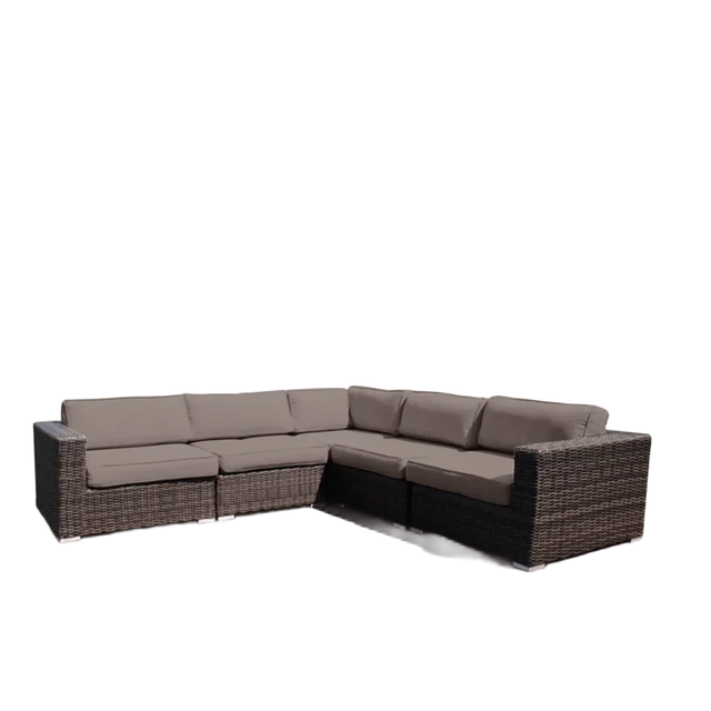 Modular L-Shaped Fully Assembled Outdoor Sectional Sofa - Omega Lifestyles