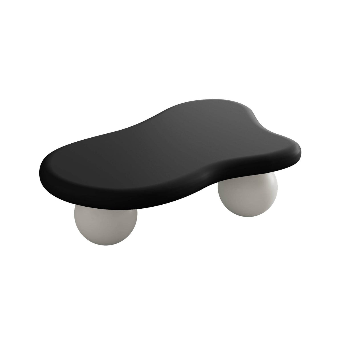 Modern 40-Inch Cloud Shaped Lacquered Coffee Table - Sleep Galleria