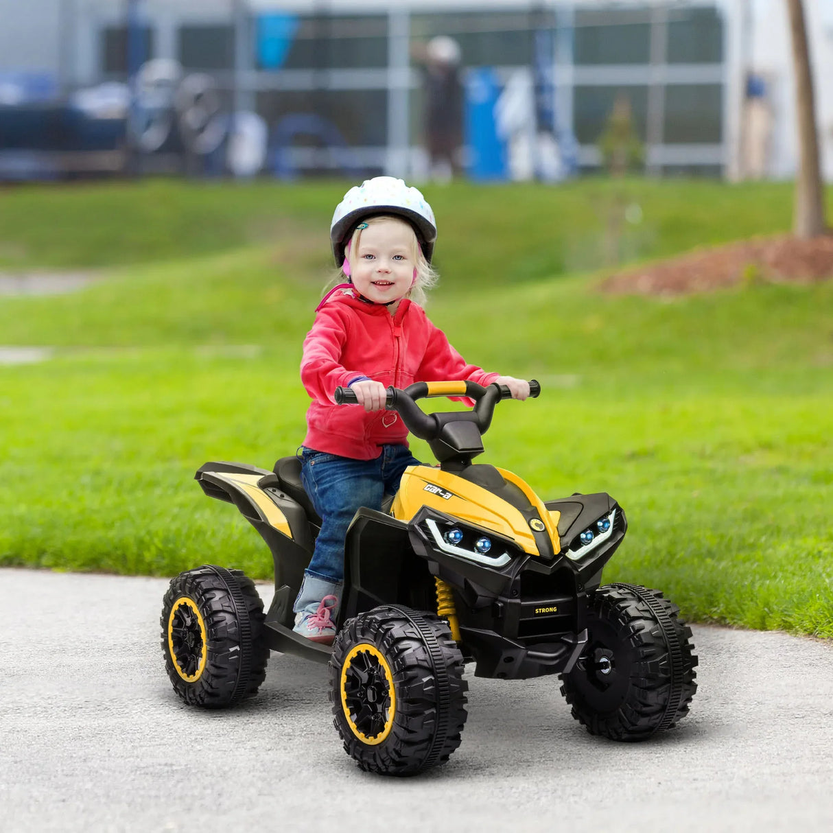 Electric Kids ATV Quad Ride-On With Sound And Lights - Omega Lifestyles