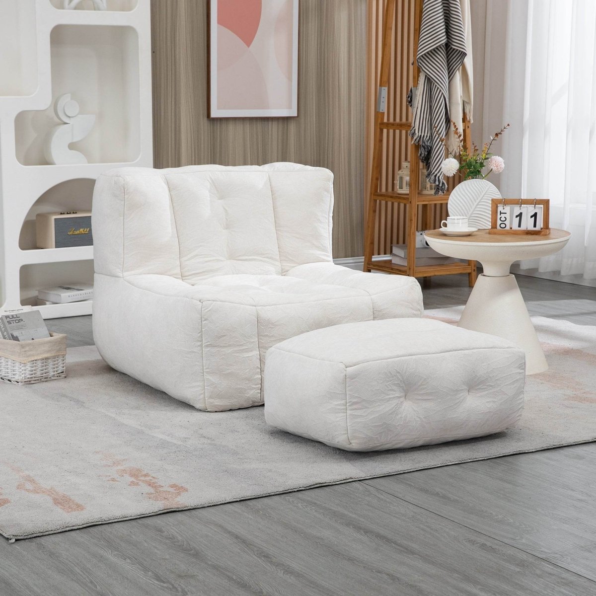 Super Soft Velvet Bean Bag Chair - Sleep Galleria