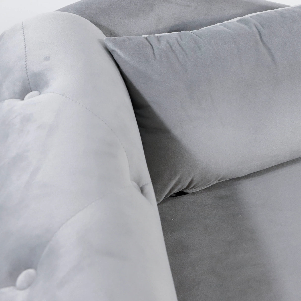 Classic Velvet Storage Chaise Lounge With Pillow - Omega Lifestyles