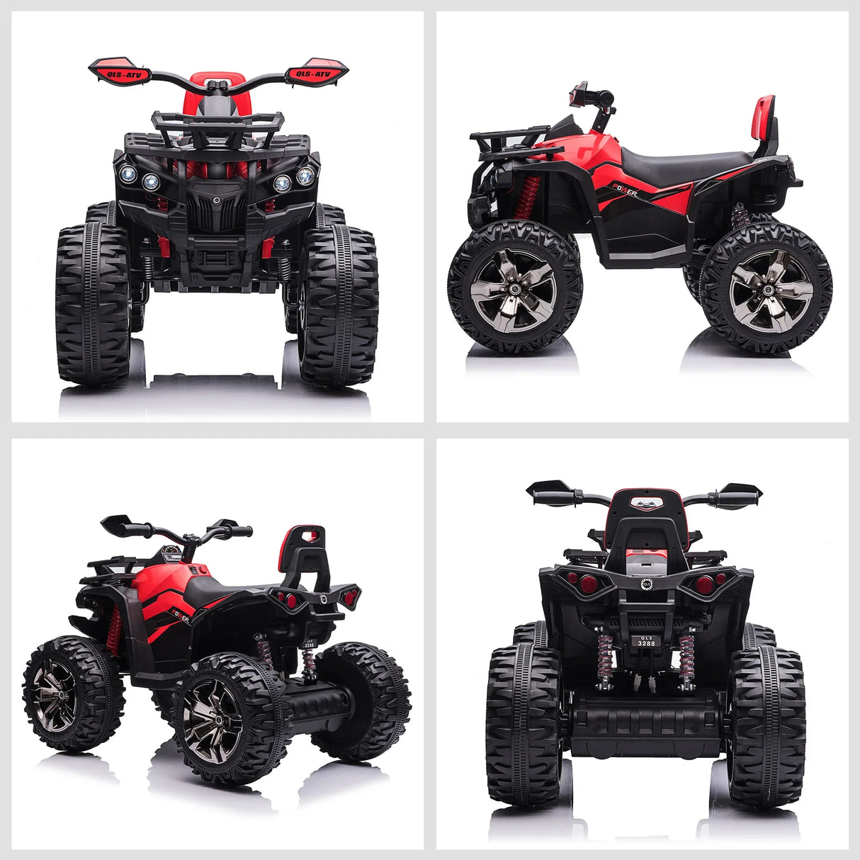 Rechargeable Kids ATV Ride-On Four-Wheeler With Music - Omega Lifestyles