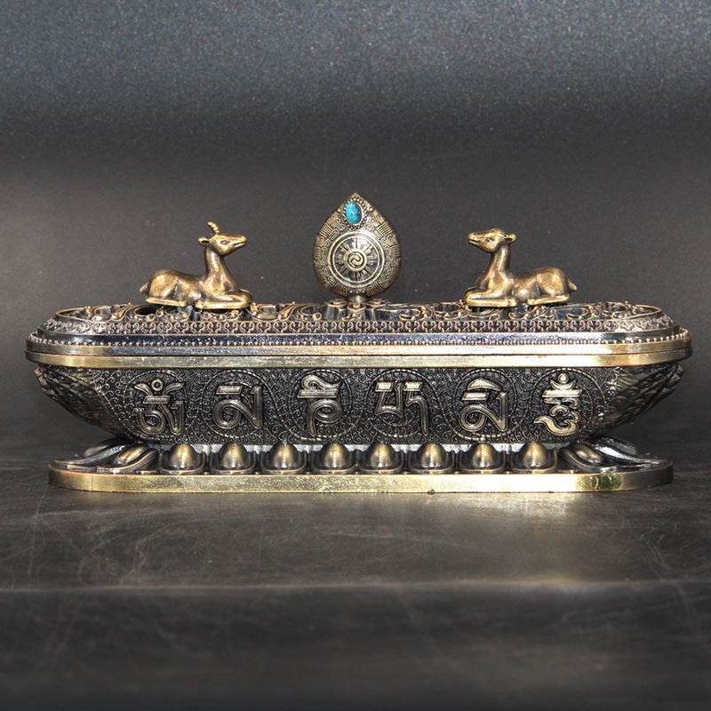 Antique Bronze Decorative Alloy Incense Burner - Sleep Galleria