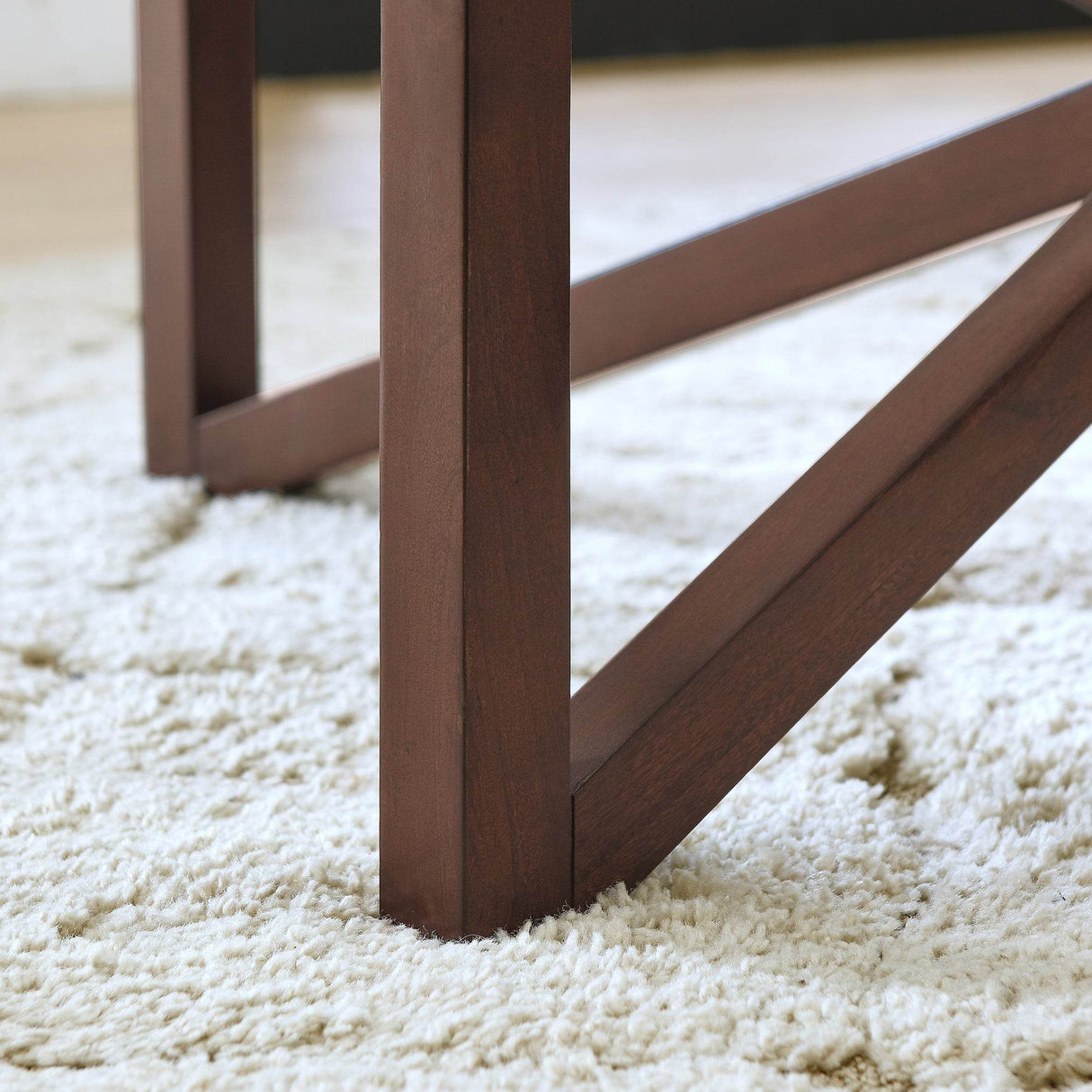 Modern Round Tempered Glass Top Coffee Table - Sleep Galleria