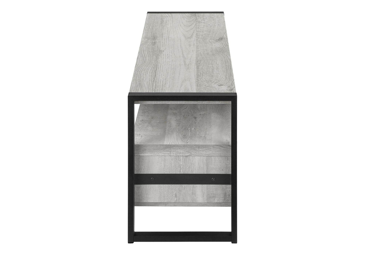 Contemporary Grey Laminate TV Stand With Storage Drawers - Sleep Galleria
