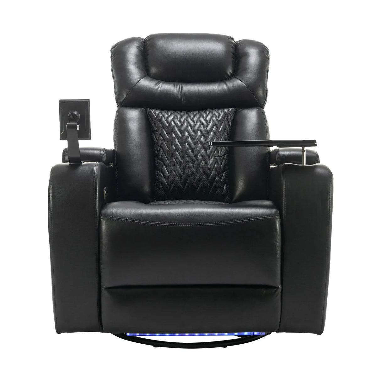 Power Reclining PU Leather Home Theater Recliner Chair - Omega Lifestyles