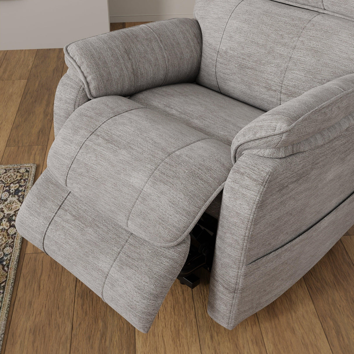 Ultra-Soft Plush Fabric Power Lift Recliner Chair - Omega Lifestyles