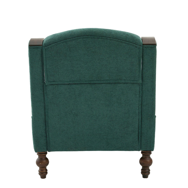 Oversized Chenille Fabric Lounge Chair With Storage - Omega Lifestyles