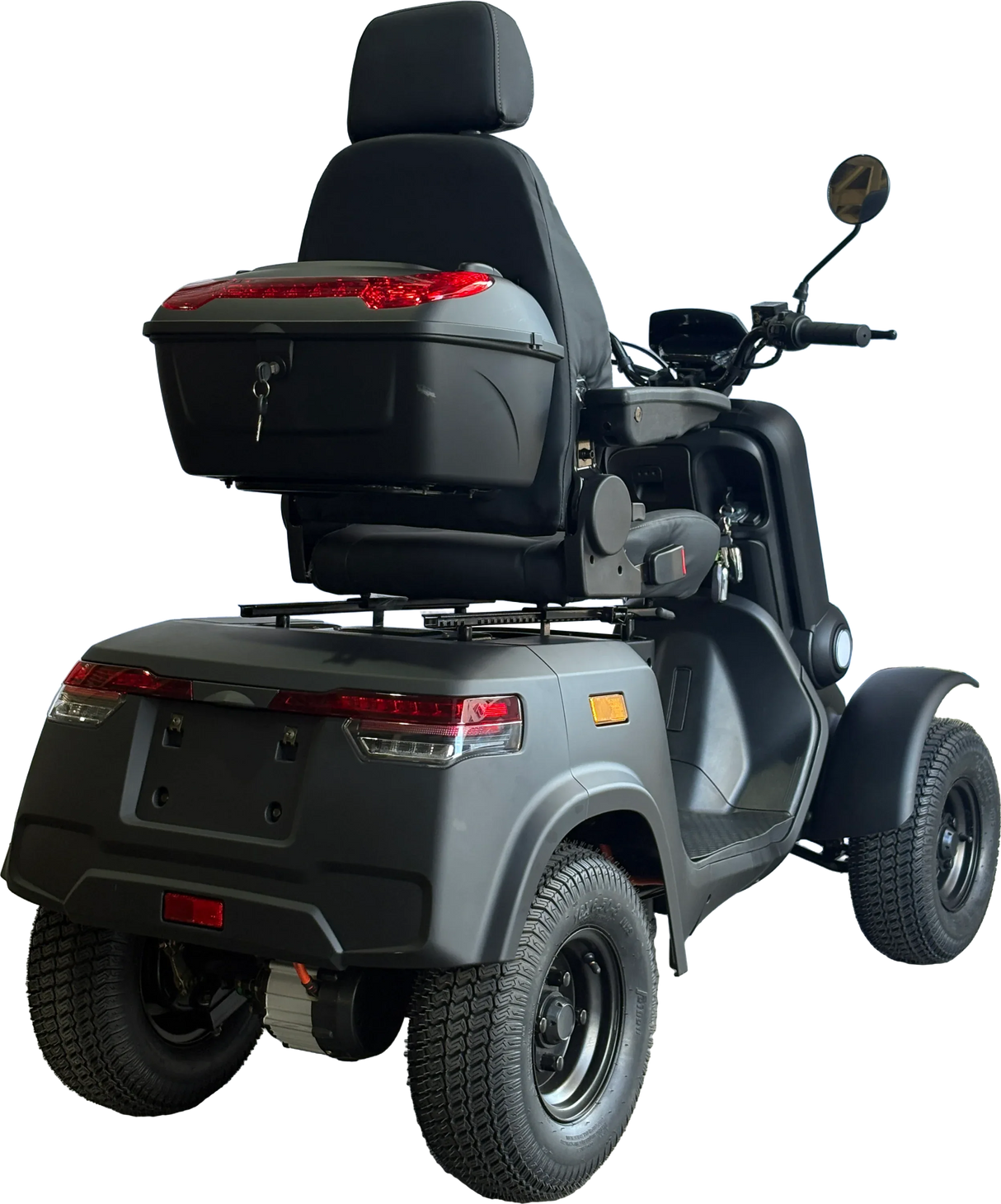 Heavy Duty 4 Wheel Mobility Scooter With Dual Brakes - Omega Lifestyles