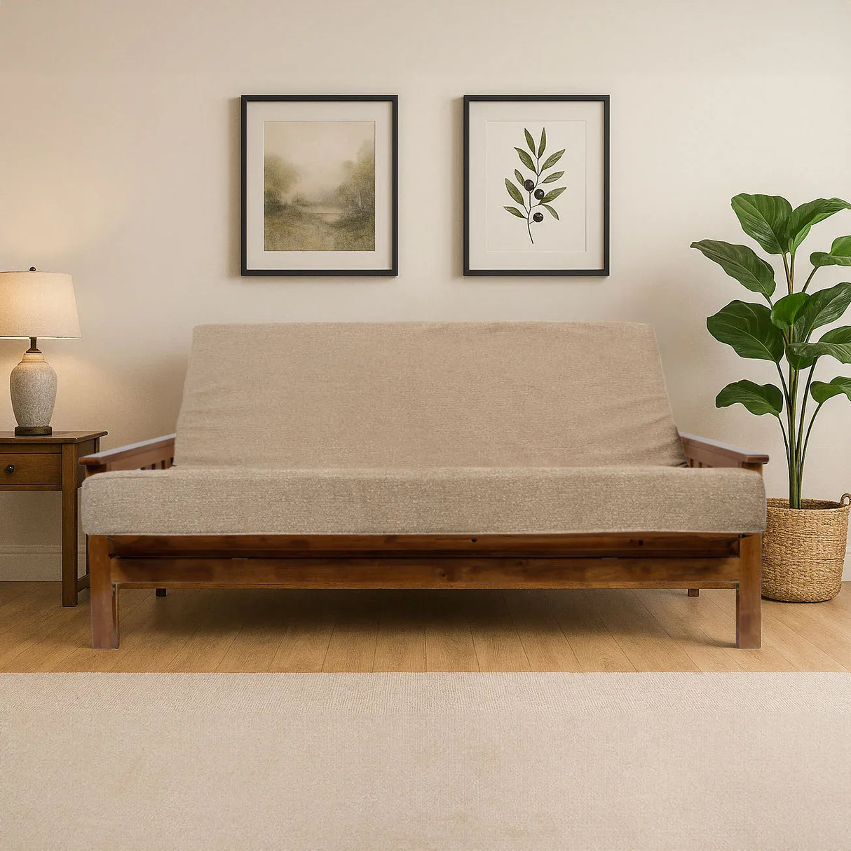 Memory Foam Infused Firm 6-Inch Full XL Futon Mattress - Omega Lifestyles